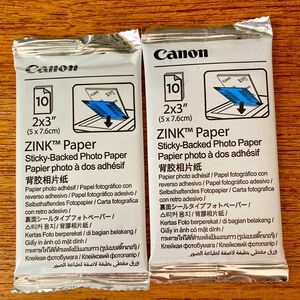 Canon Zink Paper - 2x3 - sticky-backed